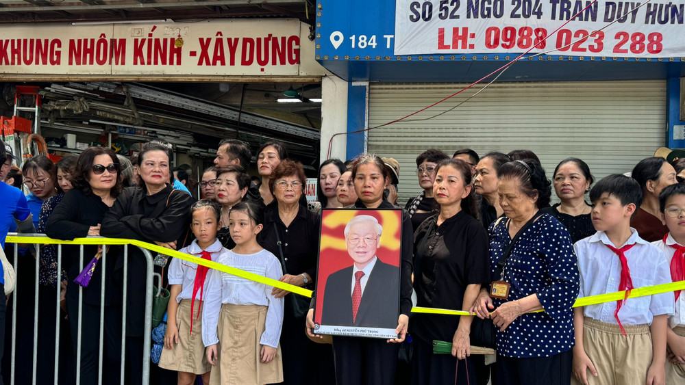Toàn cảnh Lễ truy điệu và Lễ an táng Tổng Bí thư Nguyễn Phú Trọng ảnh 9